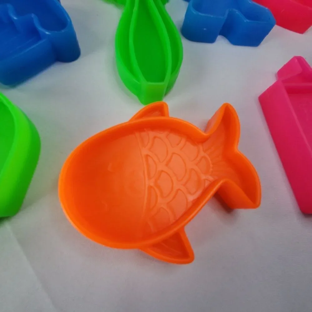 Vintage 1972 Mattel Tuff Stuff plastic Pretend play food Set Of 12 Food Grocery